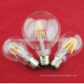 E27 E26 ST64 LED Filament Bulb with frosted glass cover AC230V AC120V Dimmable CE RoHs ETL